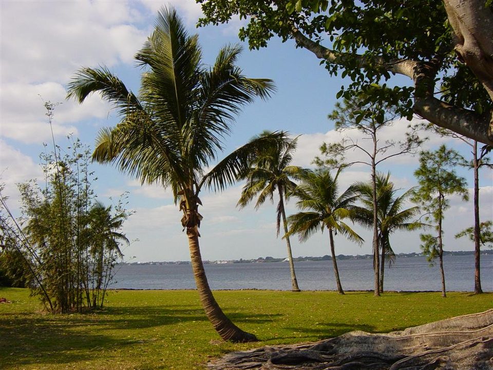 Caloosahatchee River viewed from Edison and Ford Winter Estates grounds in Fort Myers